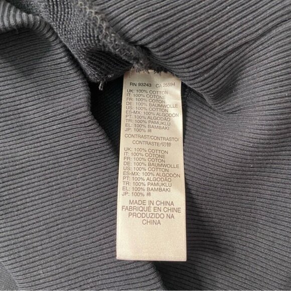 Diesel black hoodie sweatshirt 100% cotton black denim insert long sleeves Small - Picture 7 of 13